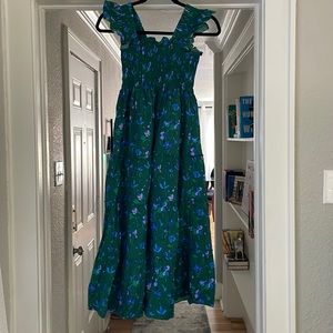 Nap Dress Floral Spaceship